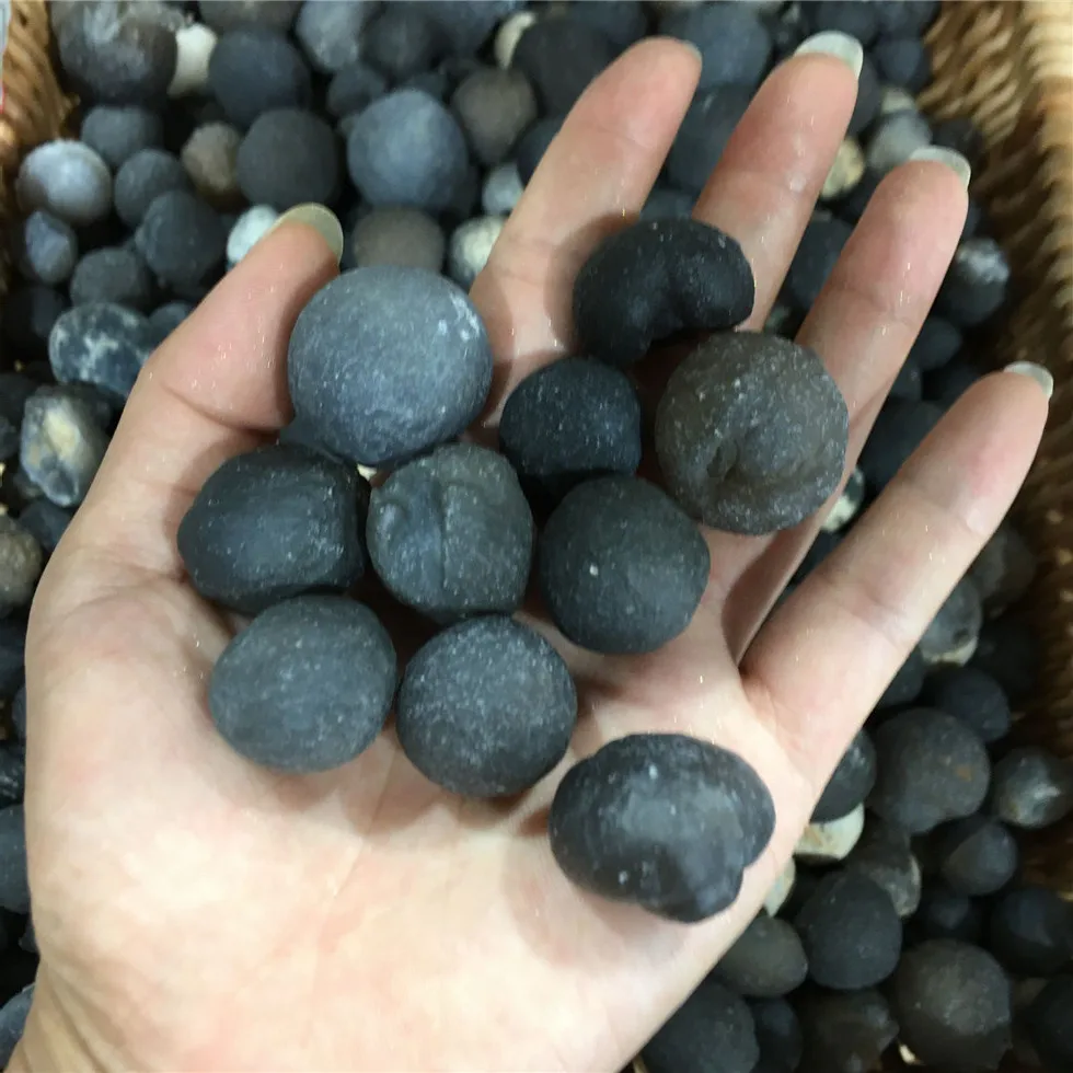 

Natural Black Agate Sphere Crystals Mineral Specimen Irregular Healing Home Decor
