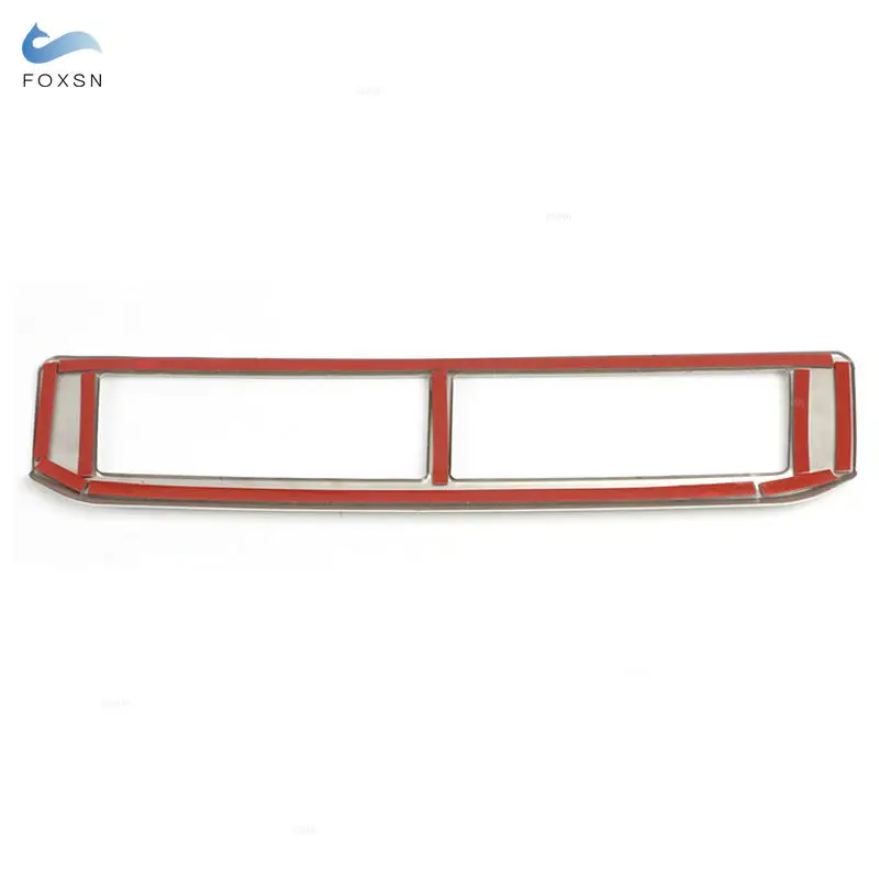 Автомобильный Стайлинг из нержавеющей стали центральное управление кондиционер