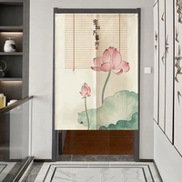 chinese noren decorative door curtain for kitchen bedroom restaurant entrance partition short hanging curtain customizable