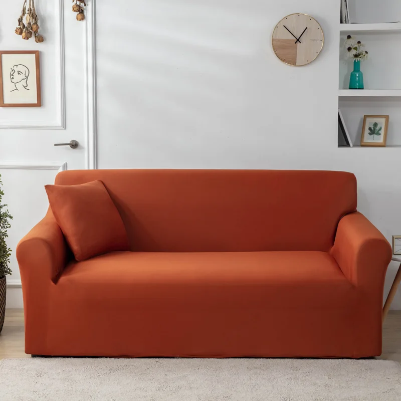 

Sofa Covers for Living Room Corner Couch Cover Elastic Sofa Cover Polyester Tight Wrap All-inclusive Armchair Cover 1/2/3/4 Seat