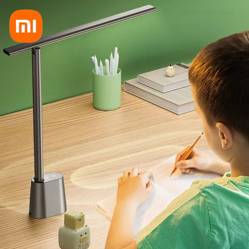 

Xiaomi Baseus LED Desk Lamp Eye Protection Study Dimmable LED Light Office Foldable Bedside Eye Protection Reading Night Light