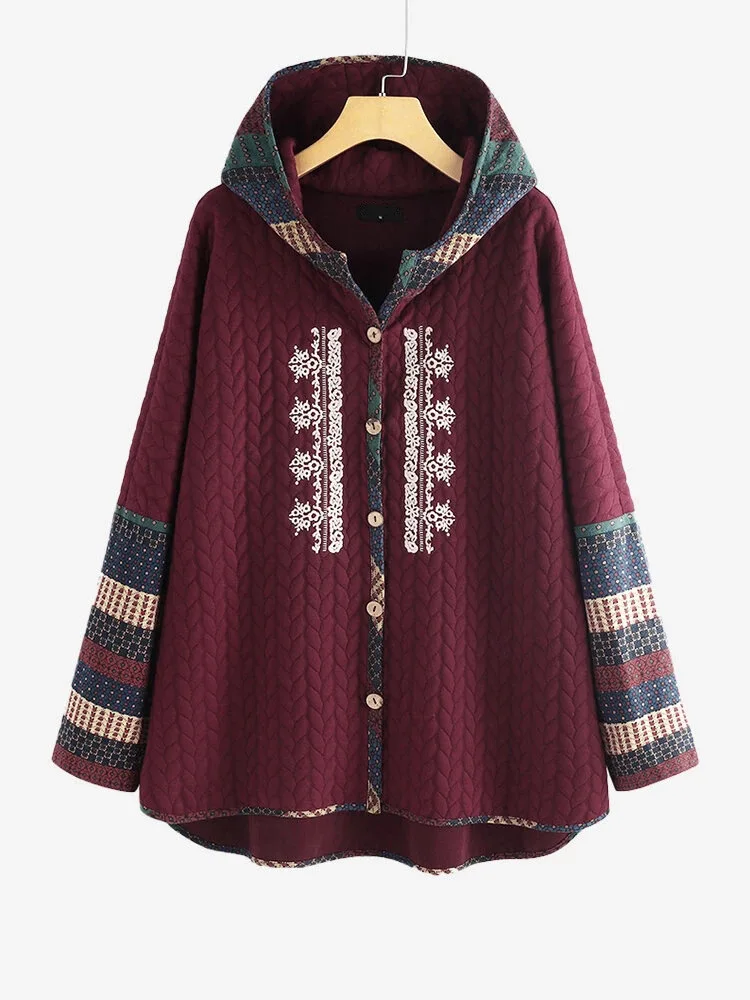 Spring Autumn Women's Clothing Hooded Jacket Parka Korean Fashion Plus Size Long Sleeve Top Retro Keep Warm Loose Leisure New