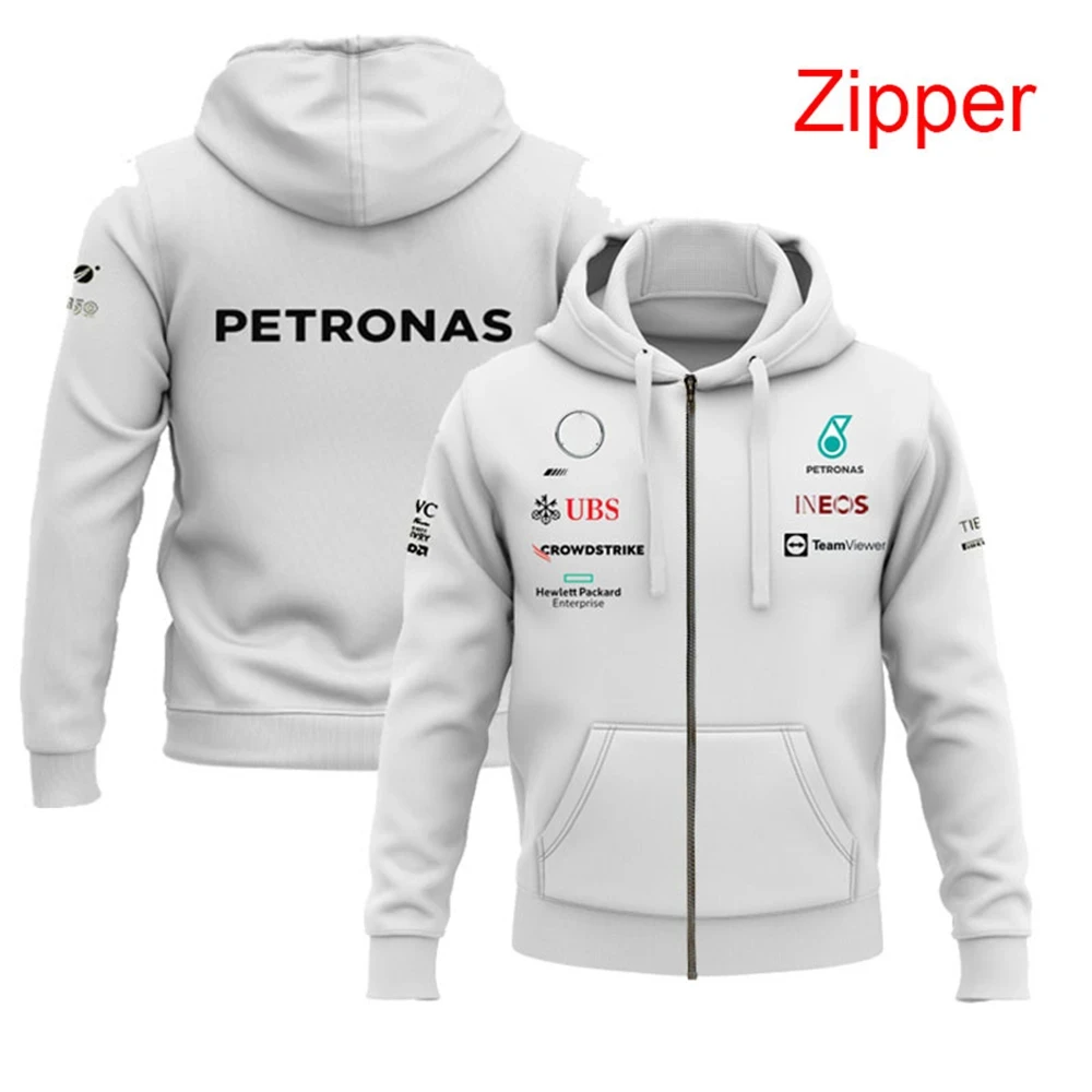 

2023 New AutumnWinter F1 Racing Hoodie 3D Printed Street Men's and Women's Zip Hoodie Pullover Harajuku Top