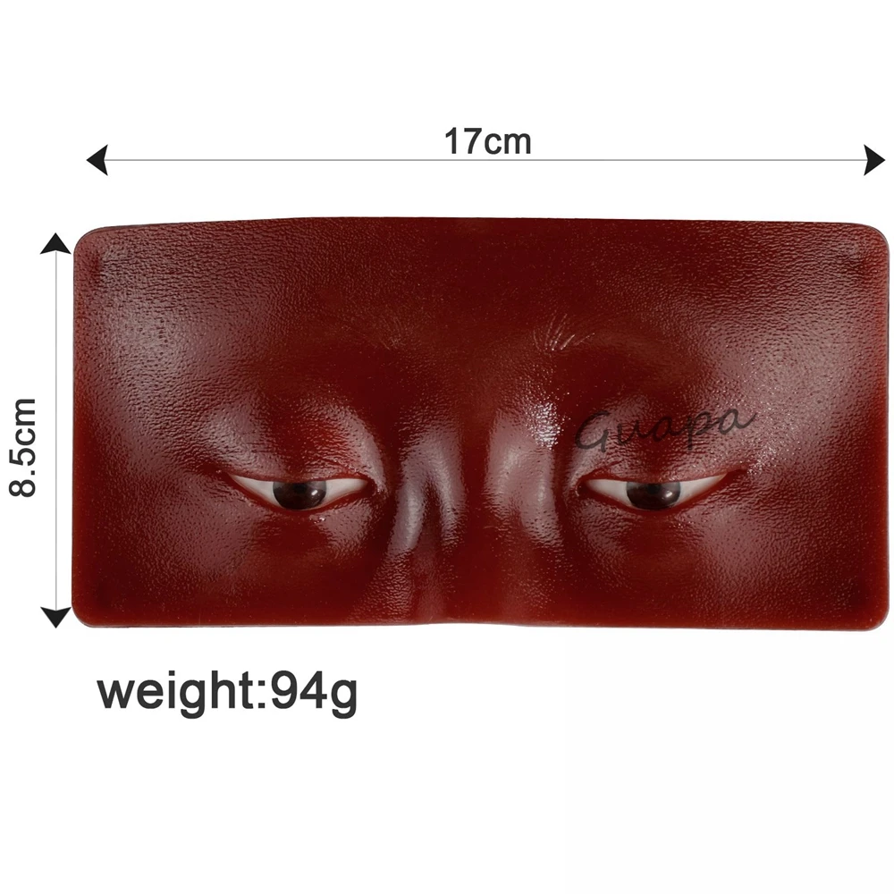 1 шт. темно-коричневый макияж доска для практики макияжа манекен Bionic лица