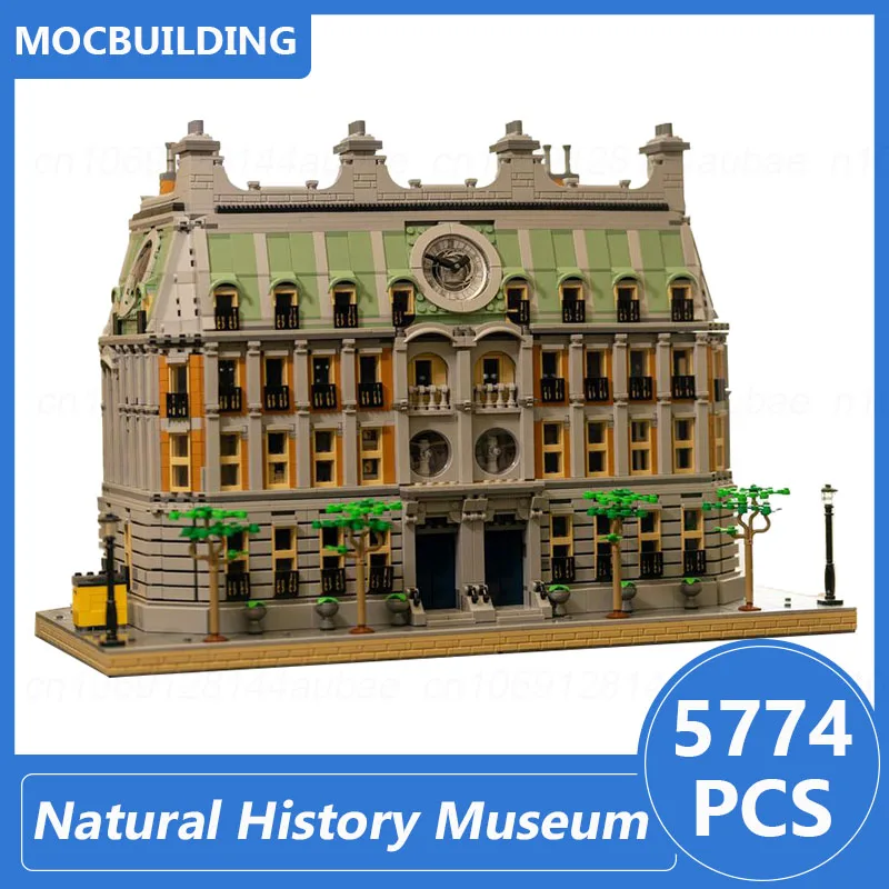 

Natural History Museum Modular Buildings Model Moc Blocks Display Diy Assemble Bricks Architecture Children Toys Gifts 5774PCS