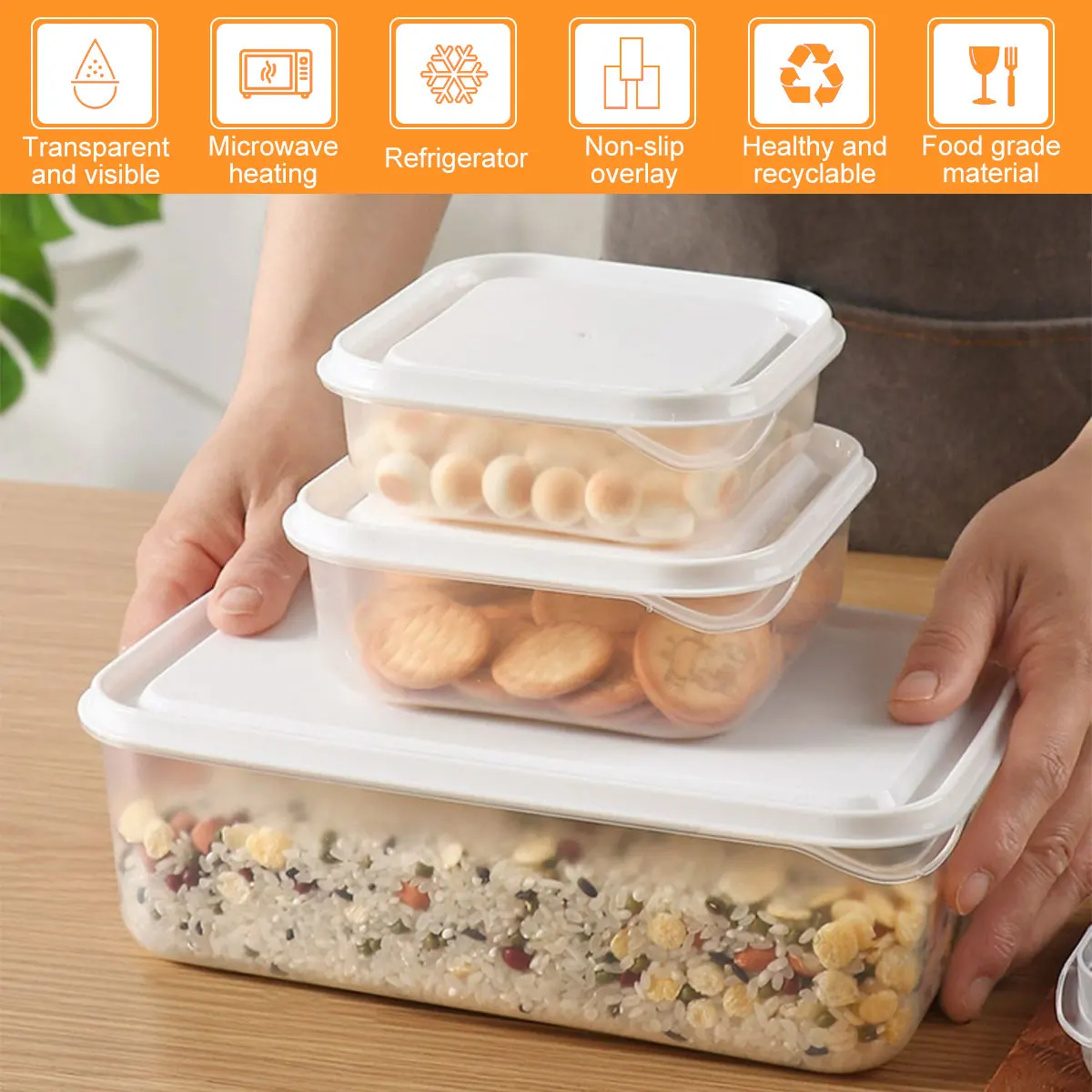 

17 Pcs Refrigerator Organizer Bins with Airtight Lids BPA-Free Freezer Organizer Bins Stackable Clear Fridge Storage Box