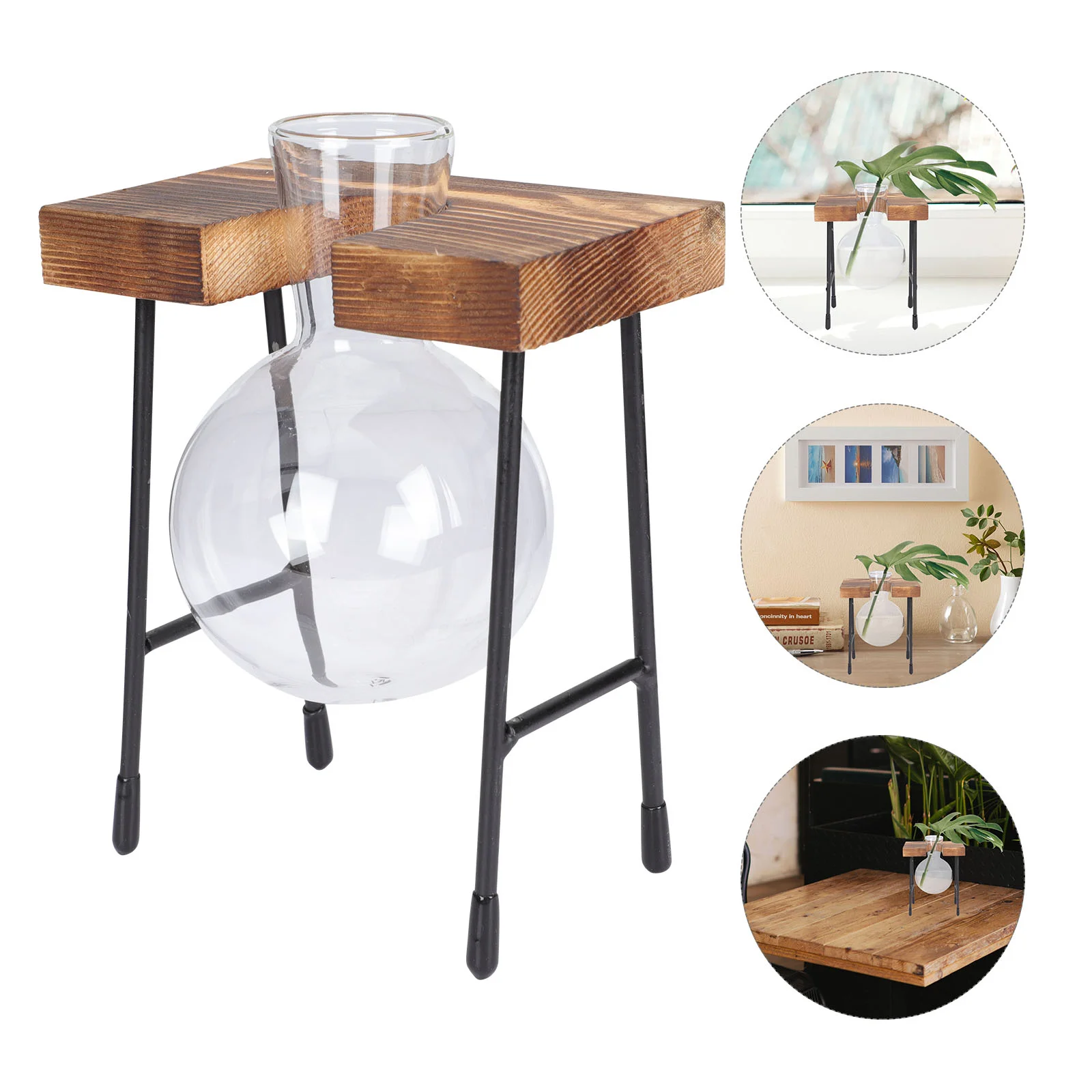 

Table Decoration Hydroponic Flower Vase Nordic Style Flower Vase for Tabletop Flower Shop Home Office Home decor