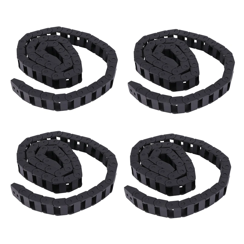 

HOT SALE 4X 10 X 20Mm 1M Open On Both Side Plastic Towline Cable Drag Chain