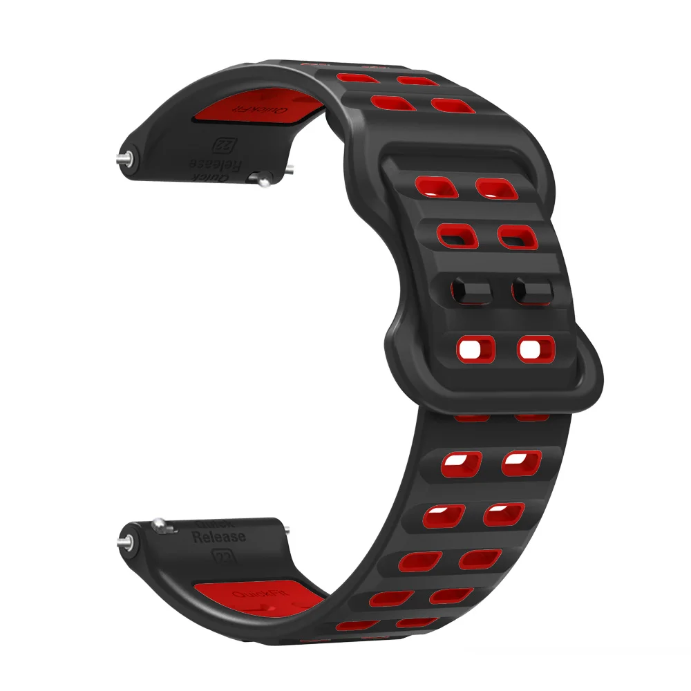 Фото Силиконовый ремешок 22 мм для Zeblaze Stratos 4/GTR 3 Pro/Vibe 7 Pro/Beyond 3 pro, браслет-ремешок для часов Btalk 2 Lite/3 Pro, ремешок для часов №4