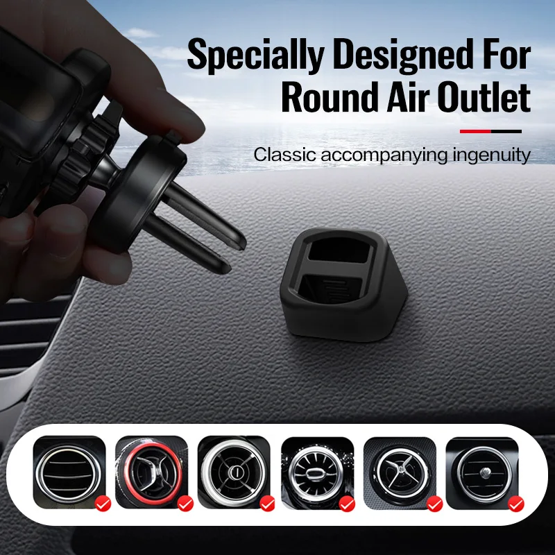 car charger stand base for dashboard outlet phone holder mount car mobile phone holders bracket air outlet clip accessories free global shipping