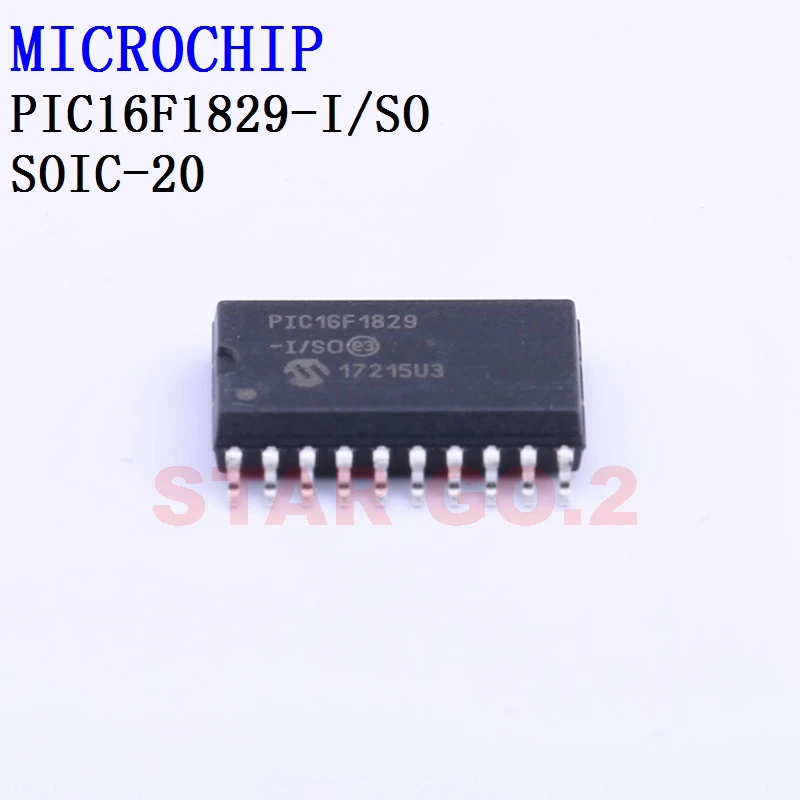 

2PCSx PIC16F1829-I/SO SOIC-20 MICROCHIP Microcontroller