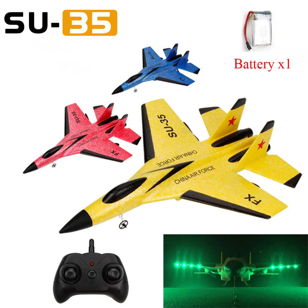 

SU35 FX-620 Glider RC Airplane Hand Throwing Foam Aircraft Electric 2.4G Remote Control RC Plane Toys For Children Gifts