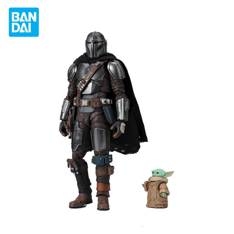 

Bandai SHF Star Wars: The Mandalorian Dingjaren & Glogo Anime Action Figure Toy Gift Model Collection Hobbies