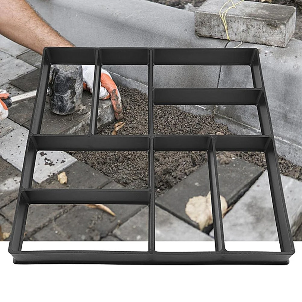 

Garden Pavement Mold DIY Paving Cement Brick Stones Road Concrete Path Maker Mold for Home Garden Decoration