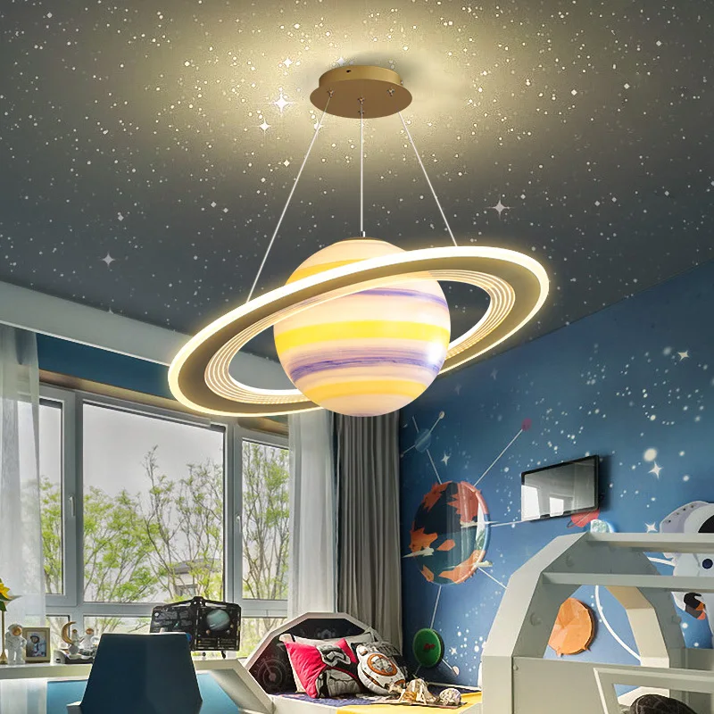 

Люстра подвесная для детской комнаты, креативный светильник для спальни, комнатное украшение, потолочный светильник