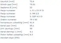 

MAHLE 0345400 PISTON + PISTON RING (79,51MM STD) GOLF I JETTA I PASSAT A80 A100 SANTANA SCIROCCO 1,6 (75 / 85 PS) EE EF EJ FN FP FR WV