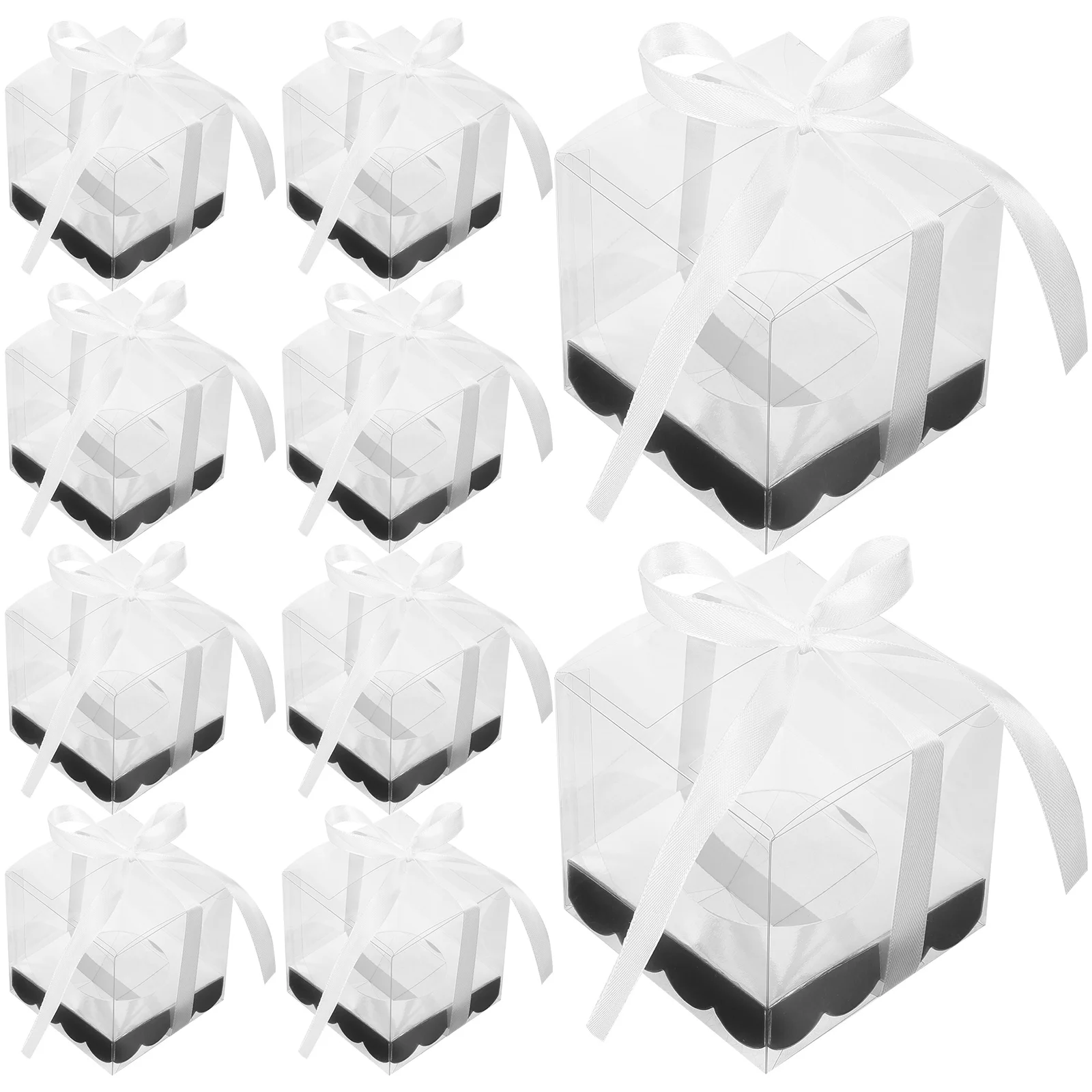 

12 Pcs Chocolates Portable Case Transparent Gift Candy Containers Box Holders Marriage