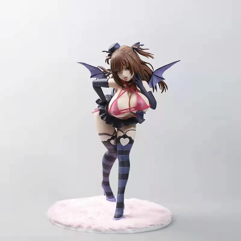 

25cm Lilith Mataro Character Sexy Anime Figure Hentai Native Lilith Pink Cat Action Figure Adult Collection Model Toys