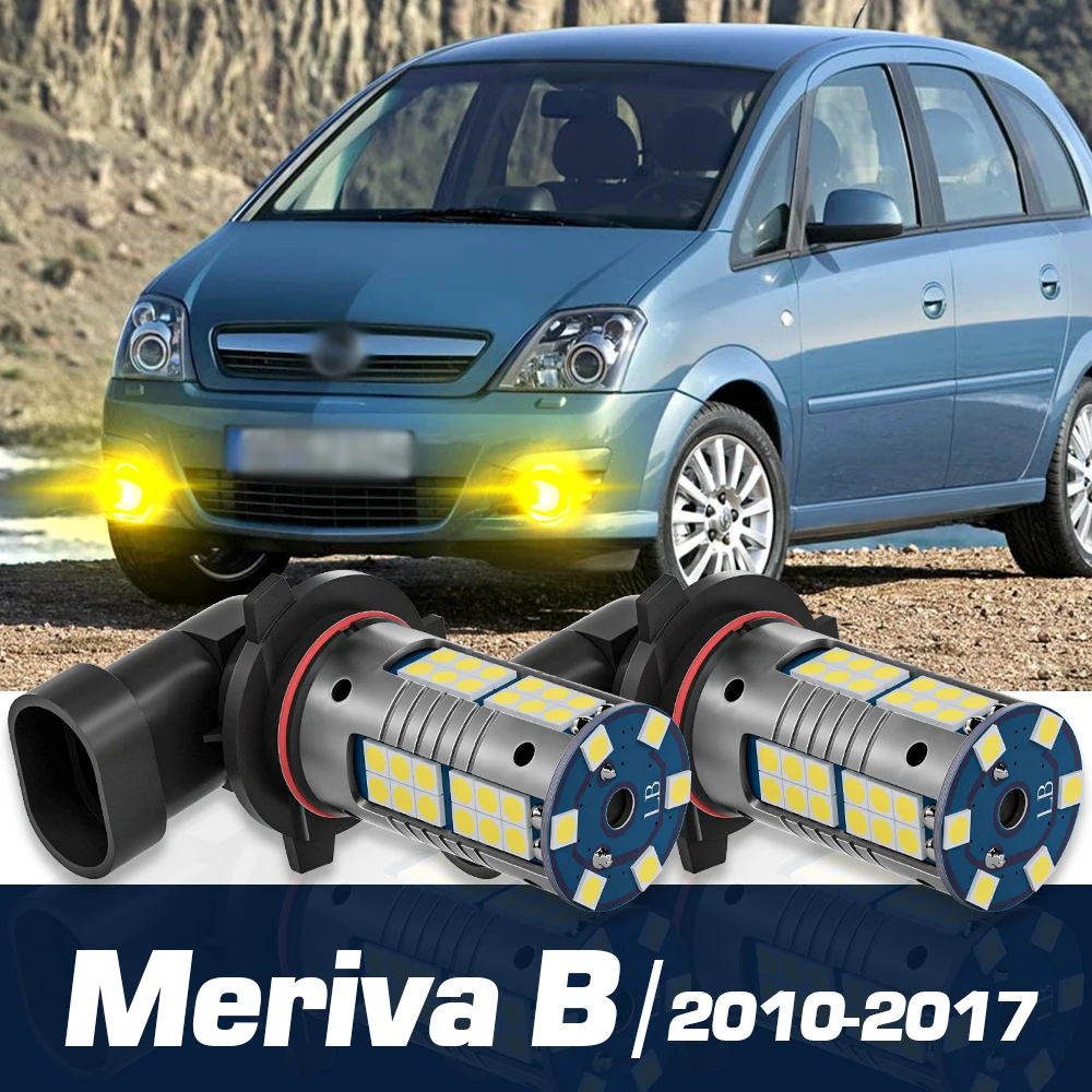 2 sztuki akcesoriów do świateł przeciwmgielnych LED Canbus Opel Meriva B 2010-2017 2011 2012 2013 2014 2015 2016