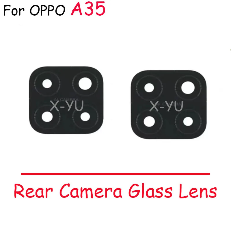 10 шт. для OPPO A15 A35 A36 A53S A72 F11 A3 A5 AX5 A5S A7 F7 A9 A9X K9 задняя камера стеклянная крышка