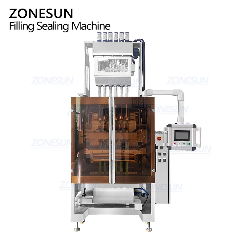 ZS-FSFM6 высокоскоростная Многополосная автоматическая машина для запечатывания