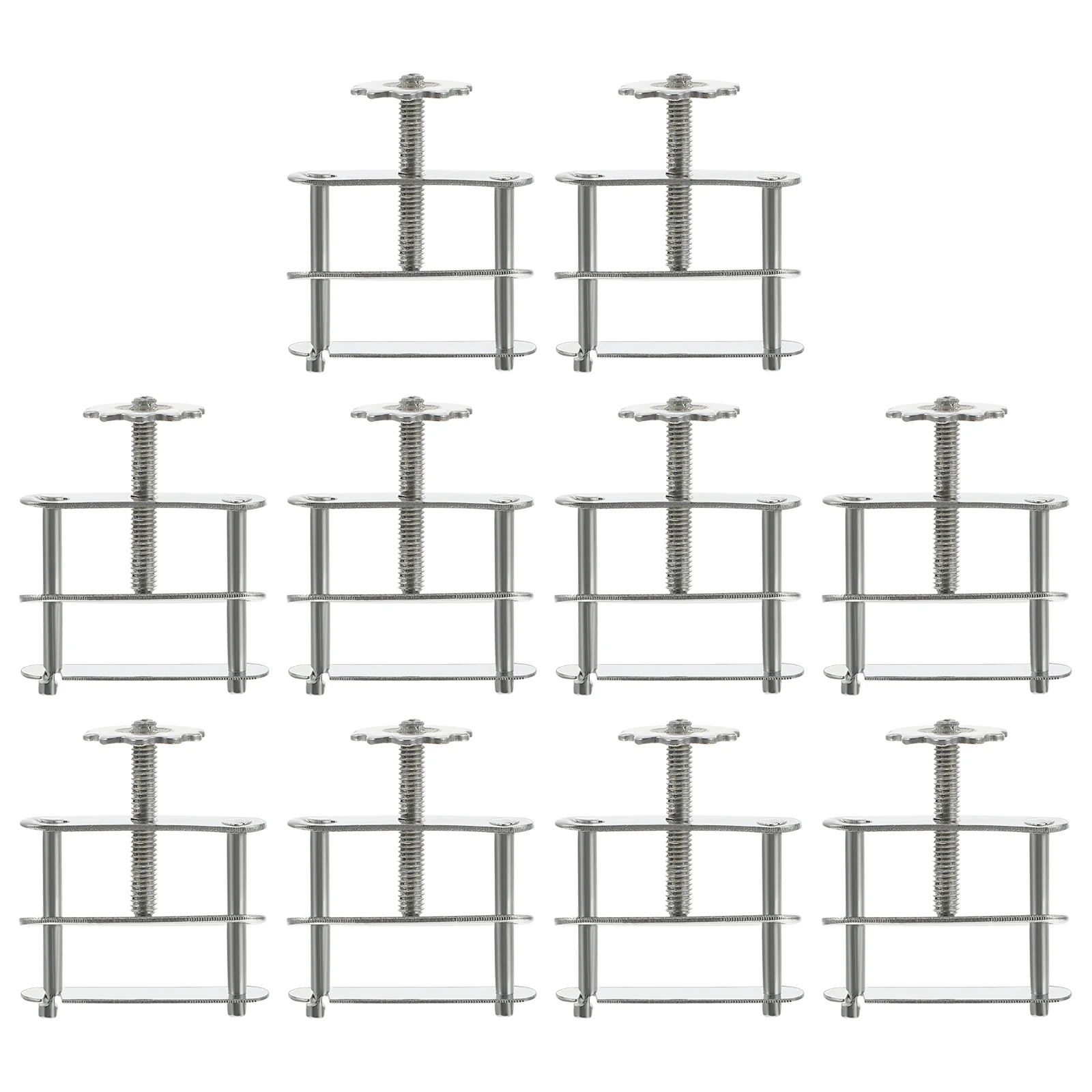 

10 Pcs Tube Clamp Screw Tubing Screw- Compressor Clamps Metal Flow Control Pipe Pinchcocks Water Stop Waterproof Clip