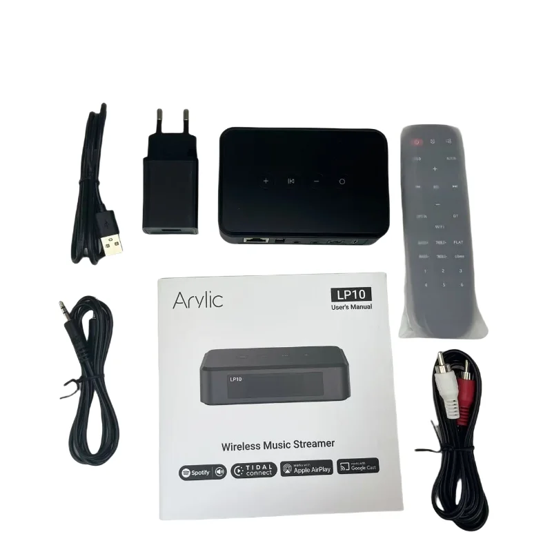 Беспроводной музыкальный стример Arylic LP10 с Google Cast Stream от любимой панели дисплея приложения с цифровым и аналоговым выходом для нескольких комнат (art.: 3920cd7709b56) - 3920cd7709b56
