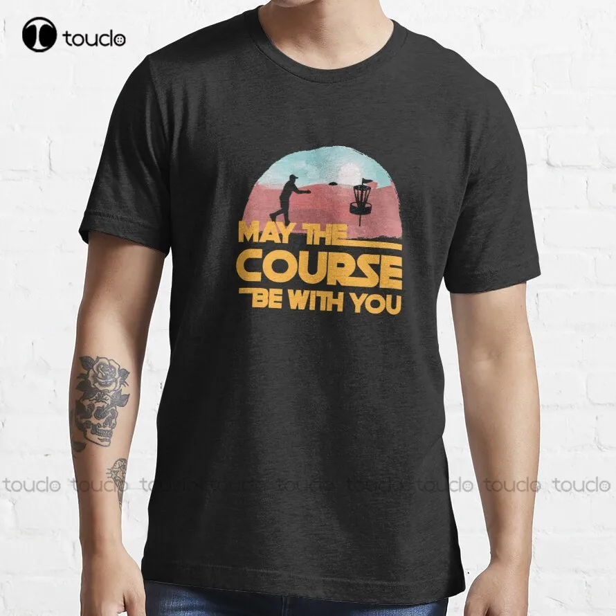

May The Course Be With You Trending T-Shirt Black Button Up Shirt Women Make Your Design Funny Art Streetwear Cartoon Tee Xs-5Xl