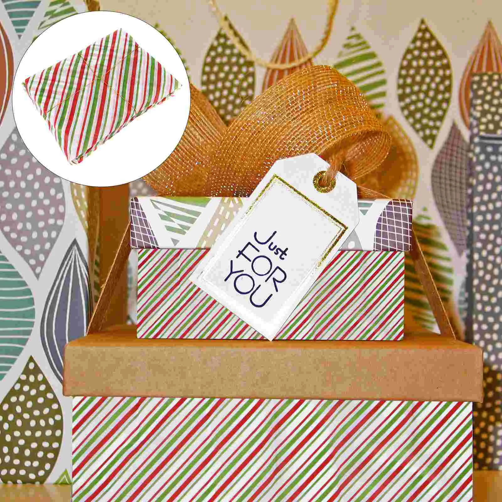 

20 Sheets Santa Wrapping Paper Xmas Wrapping Paper Gift Box Packing Paper Craft Paper Sheet Christmas Craft Paper