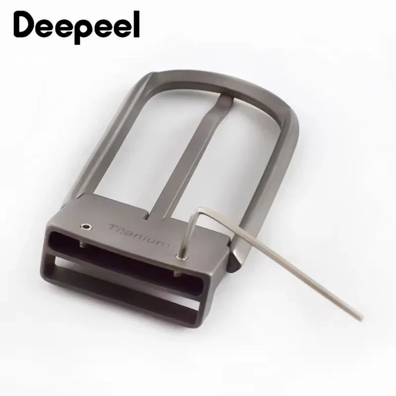 Deepeel 36 мм пряжки для ремня из чистого титана Мужская пряжка без ржавчины