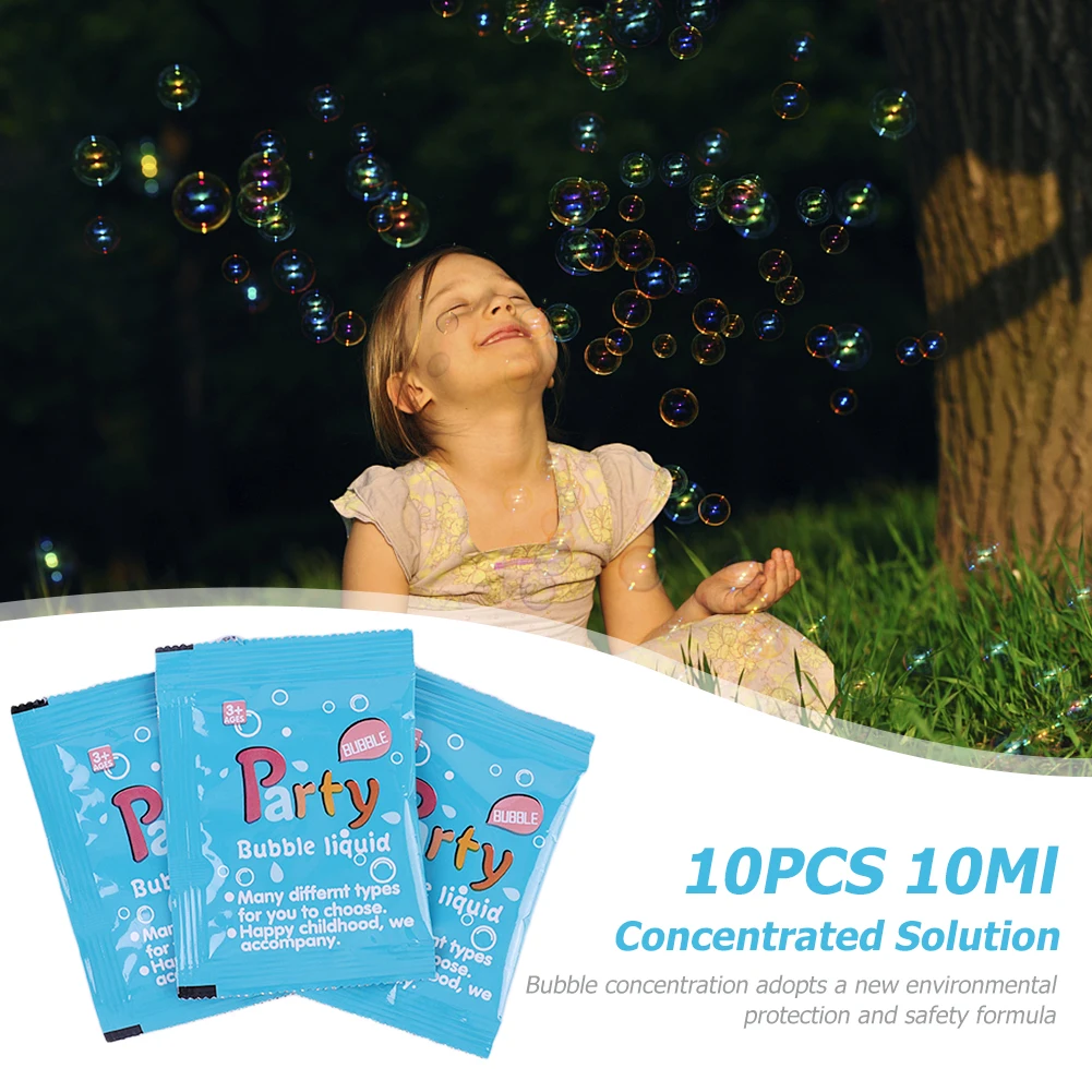 

1-10Pcs Bubble Solution Refill Concentrated Liquid Bubble Soap Maker Machine Water Summer Outdoor Game for Kids