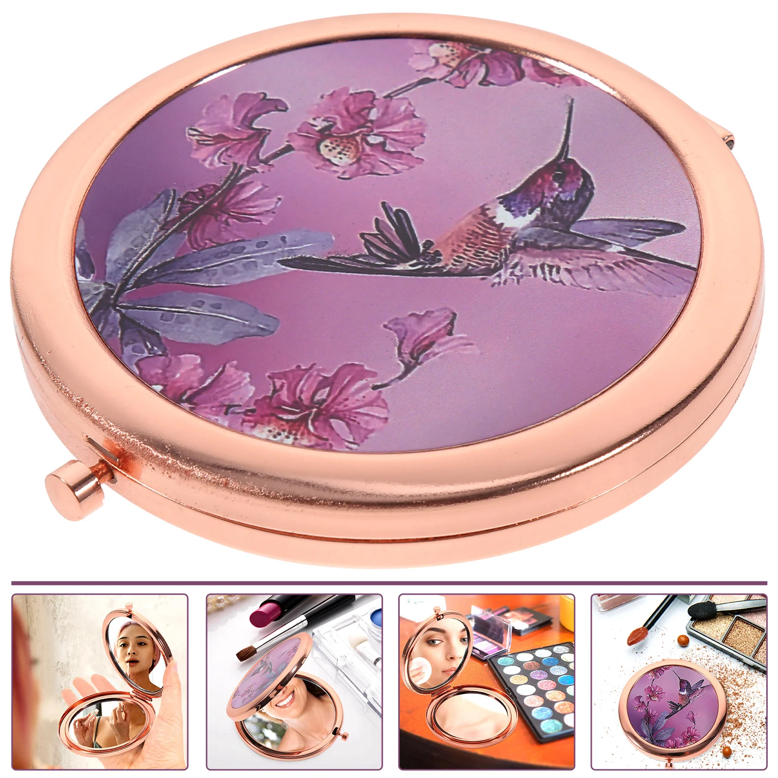 

Compact Mirror Bulk Bride Pocket Small Purse Mini Purses Aesthetic Make Mirrors Makeup Gold