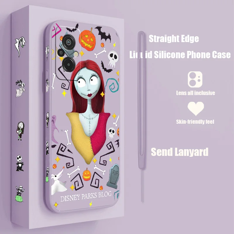 

NEW The Nightmare Before Christmas For Xiaomi Redmi K50G K40S 11 10C 10X 9T 9AT 9A 9C 8A 7 6A 5A A1 Liquid Left Rope Phone Case