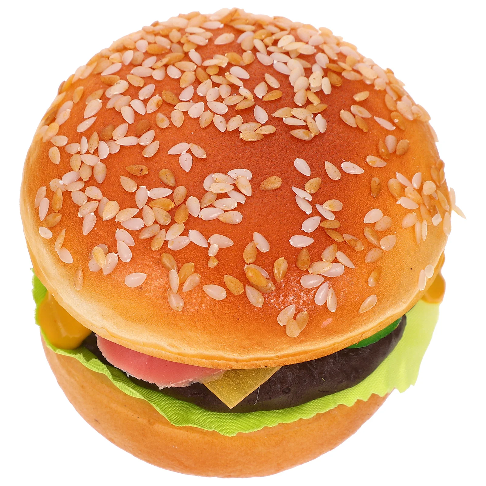 

Table Decorations Simulation Beef Burger Models Photo Props Burgers Fake Food 8X8X7CM Artificial PU Bread Display Lovely Child