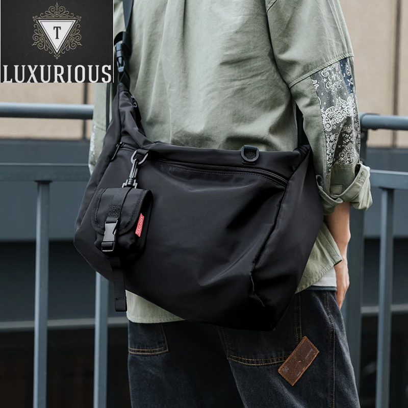 

2024 Men's Cross Body Bag Design Trendy Simple High Quality Fashion Shoulder Bags For Teen Commute