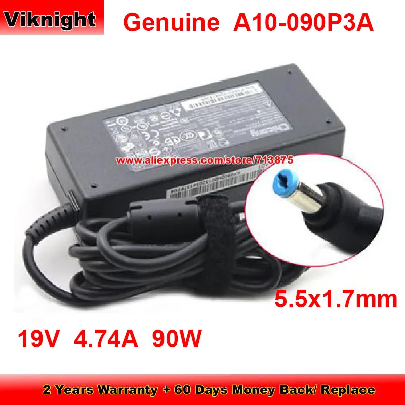 

Оригинальный 19V 4.74A A090A029L A10-090P3A AC адаптер для ACER ASPIRE 4752G PA-1900-32 4741G 4710 4520 источник питания