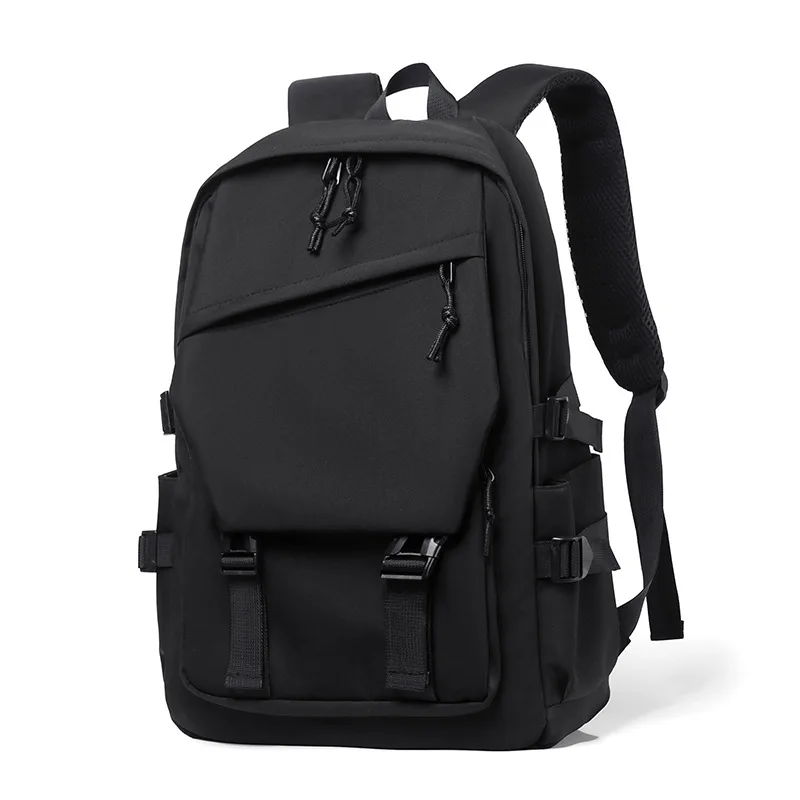 New PU Backpack men's women's Travel Computer Capacity Casual Black Bag Student Outdoor Fitness Fashion Backpack Business Yoga