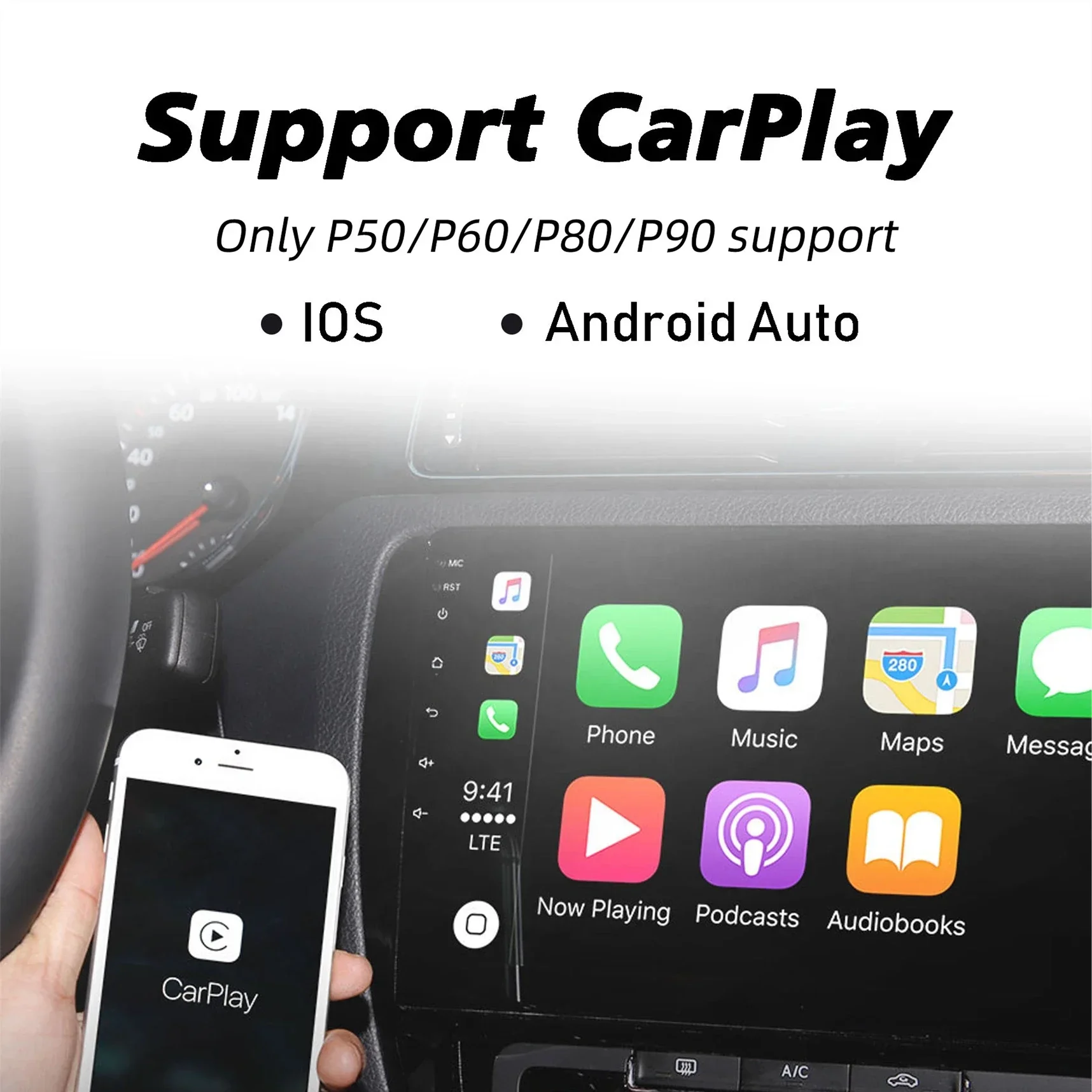 Автомобильный радиоприемник для Ford Escape 2007-2012 9-дюймовый экран 2 Din Android головное