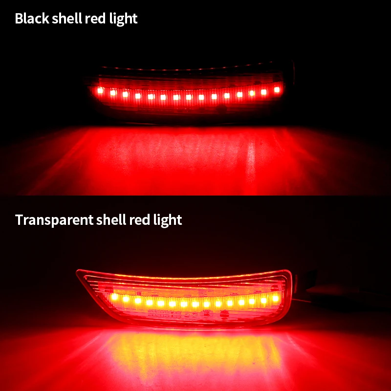 2 шт. для Mazda Miata MX-5 2016 2017 2018 2019 2020 2021 дымчатый/прозрачный объектив задний красный