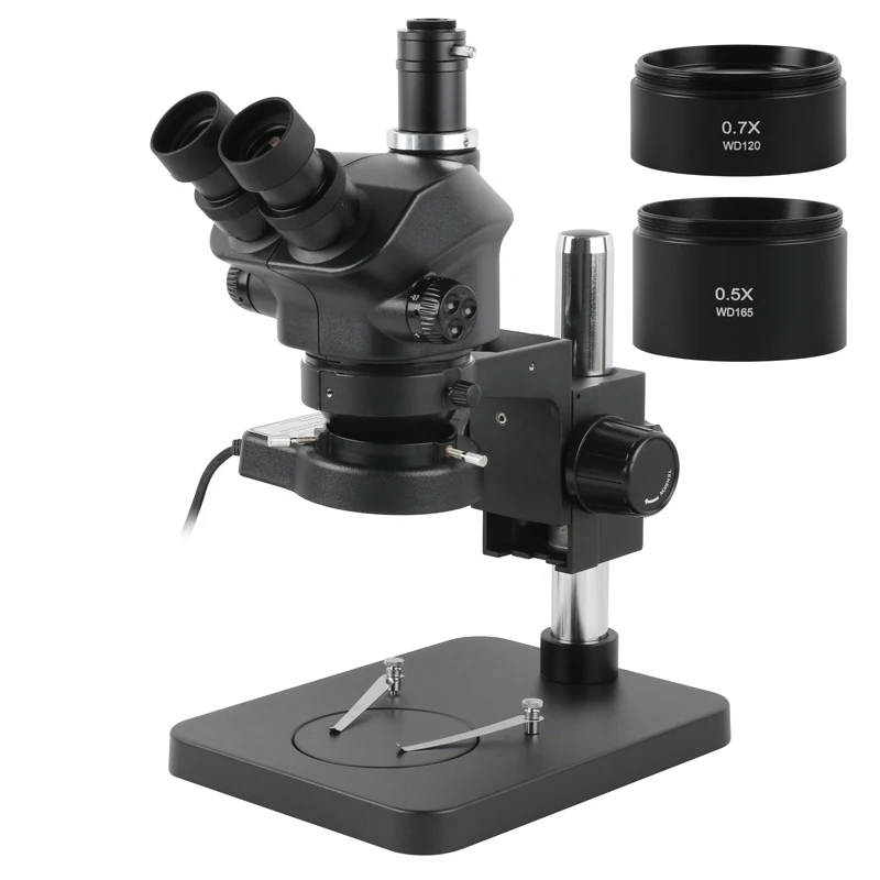 

Industrial Lab Simul-Focal 50X 100X Stereo Microscope Trinocular Microscope + 0.5X 1.0X 0.7X 1.5X 2.0X Auxiliary Objective Lens