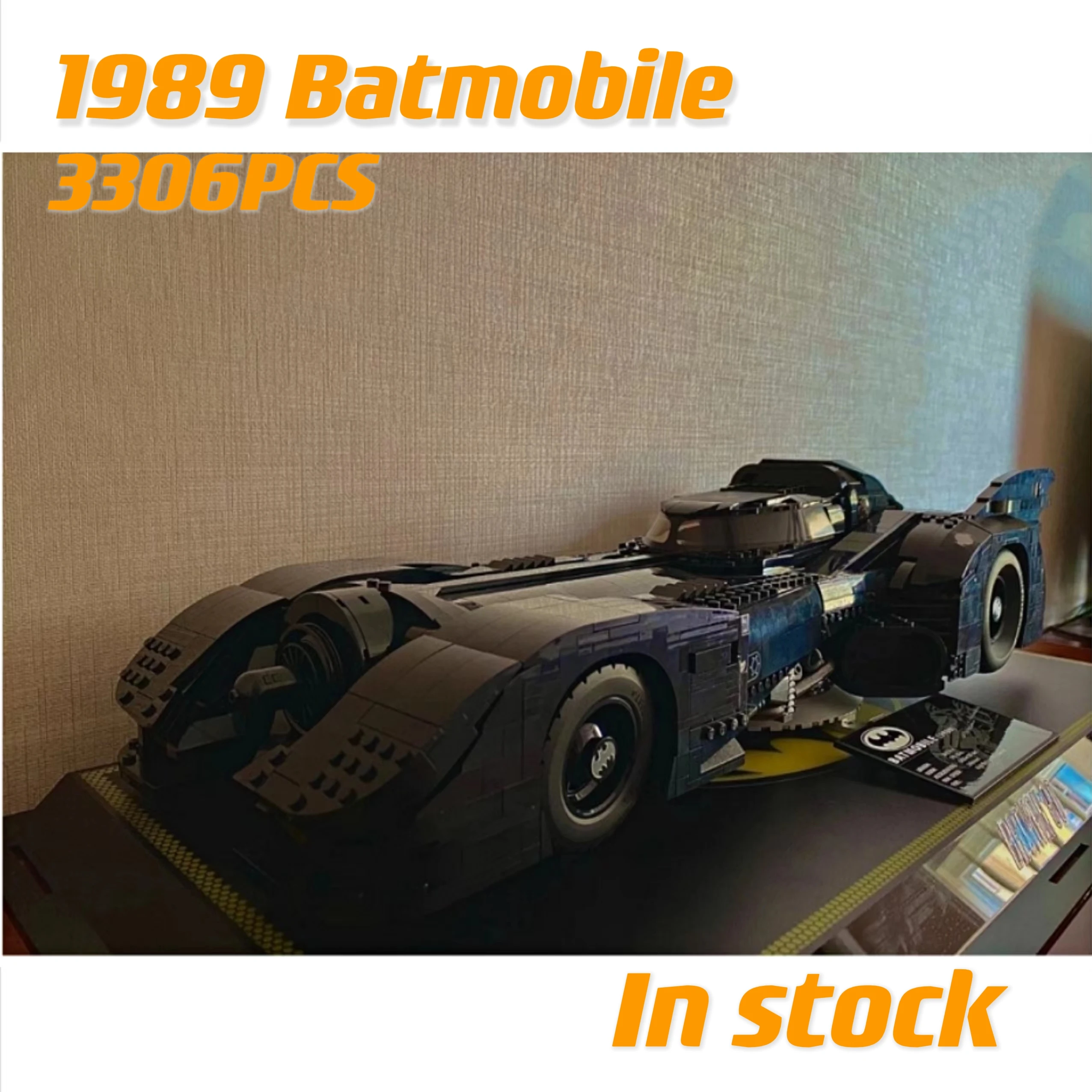 Строительные блоки в наличии, модель супергероя автомобиля 1989 Batmobile автомобиль 76139 7188 6229, кирпичи, игрушки для мальчиков и девочек, подарки