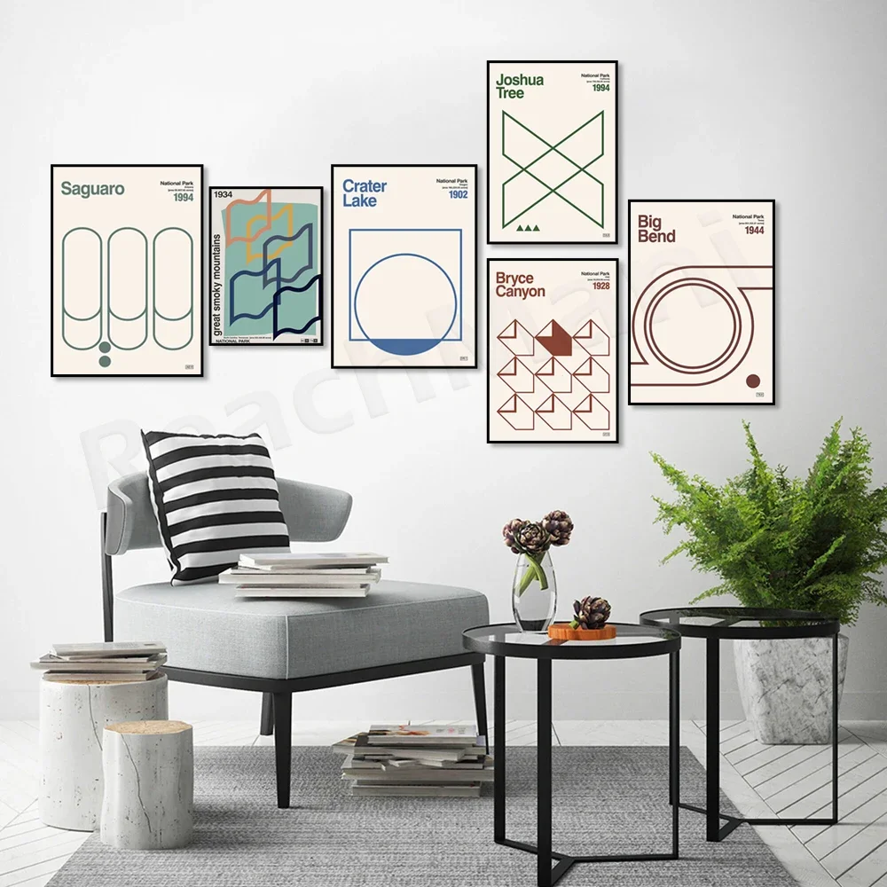 Everglades Great Smoky Mountains Bryce Canyon National Park Hawaii New Mexico Utah Oregon Medieval America travel poster