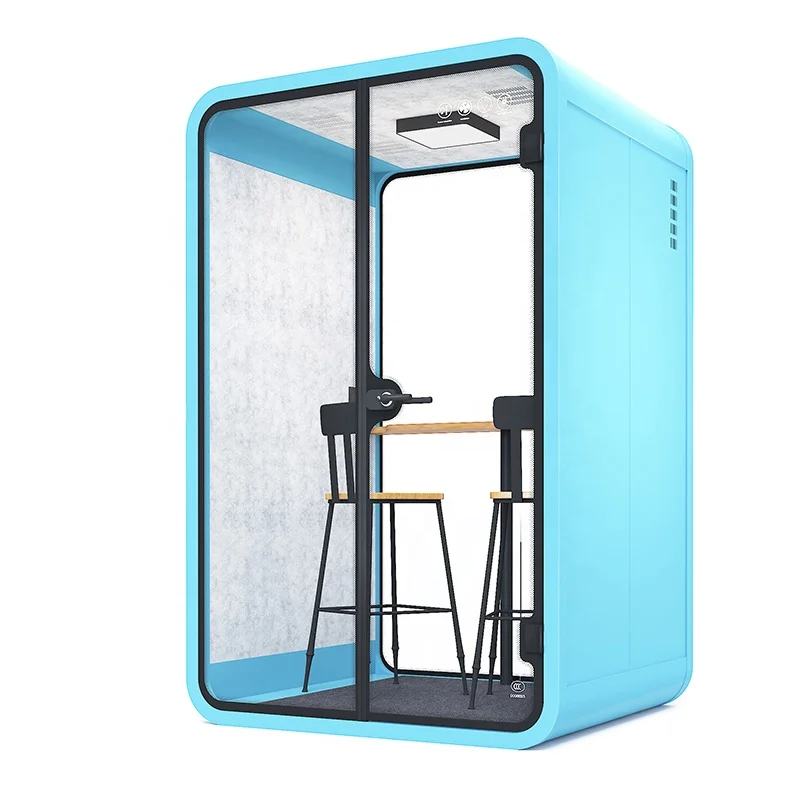 

Soundbox movable soundproof booth Rounded Cowork Office Phone Booth