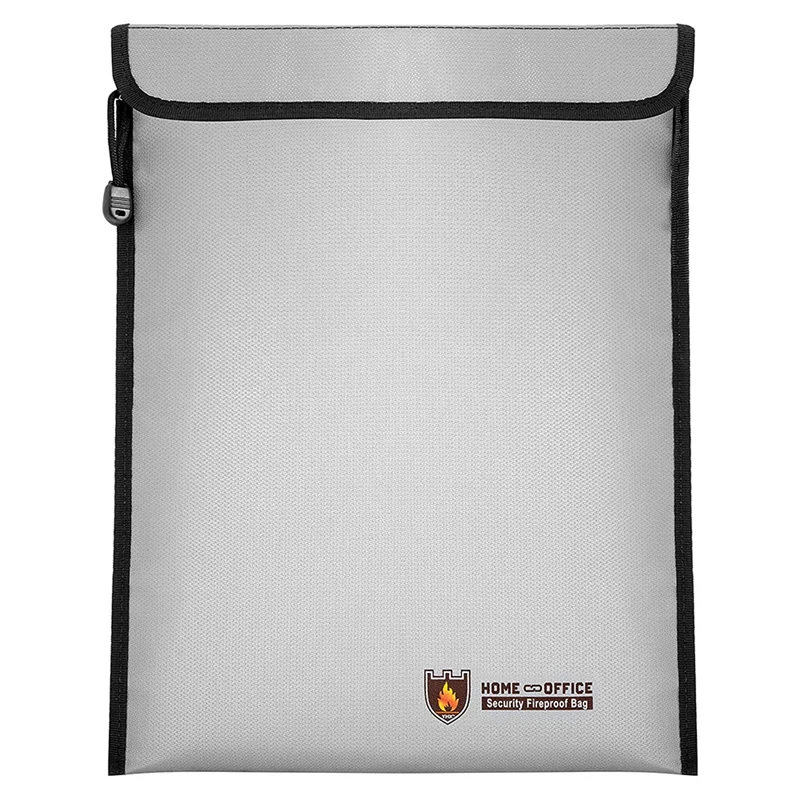 

Fireproof Document Bag (30°F),Waterproof,Document Storage Bag, Suitable For A4 Document Holder,Documents,Cash And Tablet