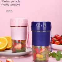 new usb 300ml portable home rechargeable juicer mini blender double click cup juicer to start