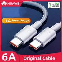 original huawei honor 50 charger cable 6a usb type c supercharge data cable fast charge majic 4 pro p50 p40 mate 40 rs nova 9 10