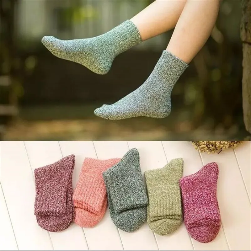 

Women's Socks Warm Wool Winter Thick Snow Casual Cashmere Business Socks Harajuku Designer Socks Antifreeze Cashmere Socks Woman