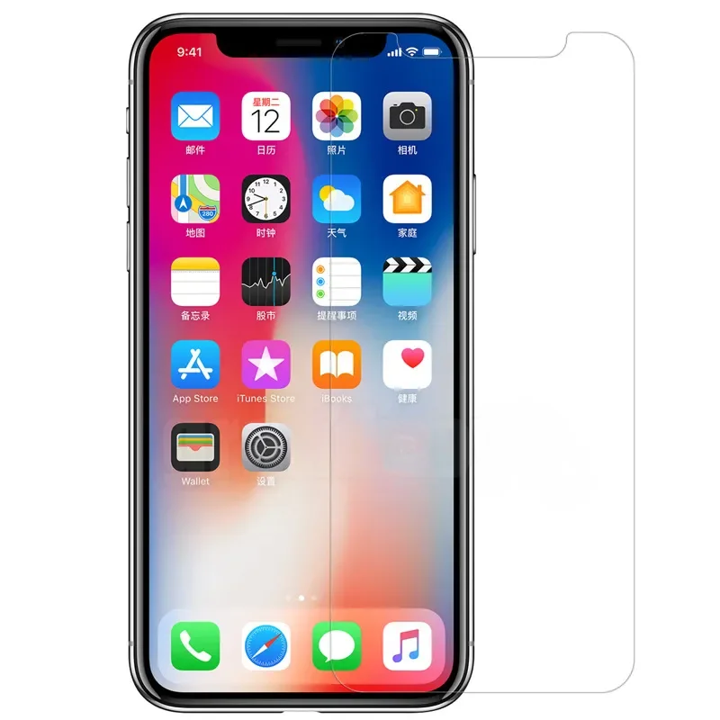 3Pcs 9H Screen Protector For iPhone 14 Pro Max 13 12 11 XS Max XR X 8 7 6 Plus SE2020 2022 Glass