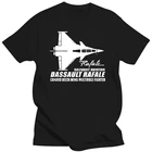 Новинка, футболка Dassault Rafale с изображением истребителя 45 поколения, французские рубашки ВВС