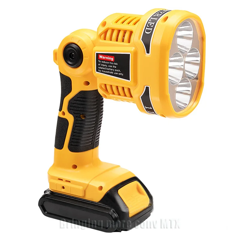 

Big Sale 12W LED Lamp Flashlight with USB port Outdoor Emergency Lighting For Dewalt DCB140 DCB181 DCB200 DCB205 li-ion battery